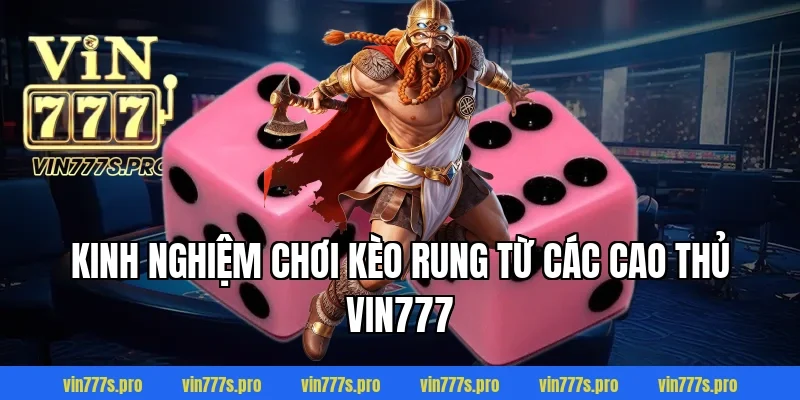 Kinh nghiệm chơi kèo rung từ các cao thủ VIN777
